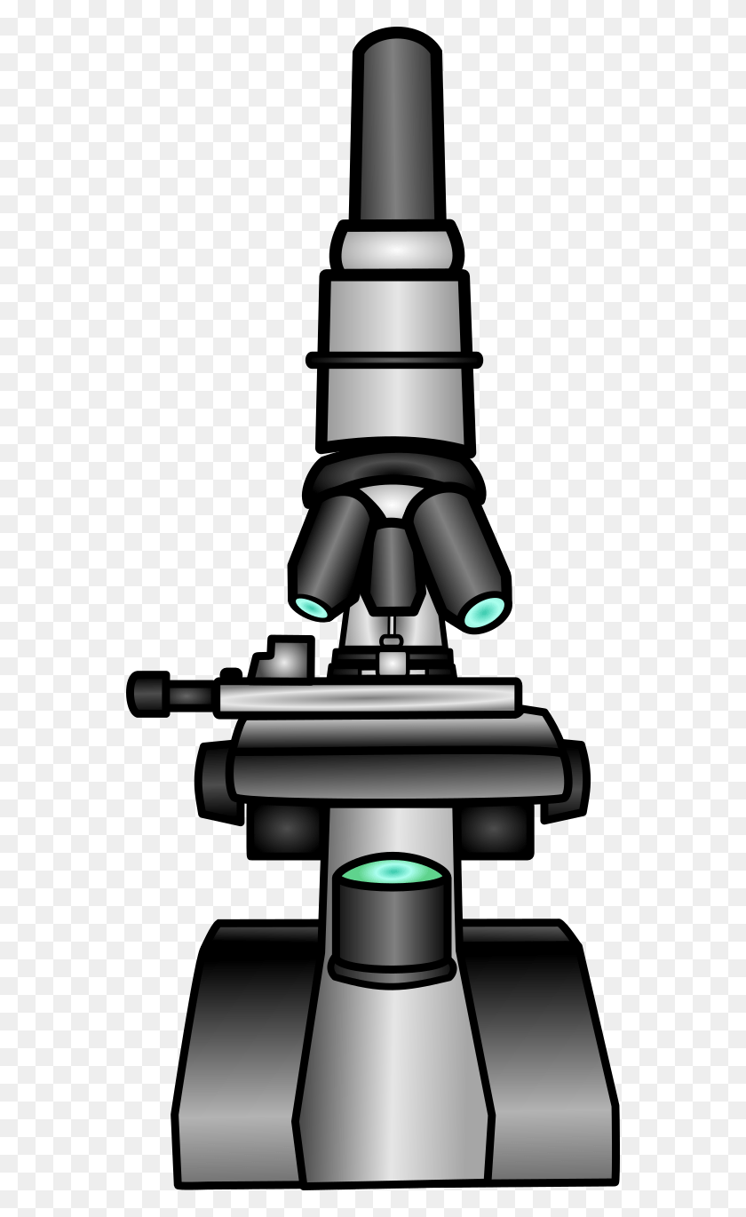 556x1310 Svg Royalty Free Stock Microscope Clipart General Science HD PNG Download
