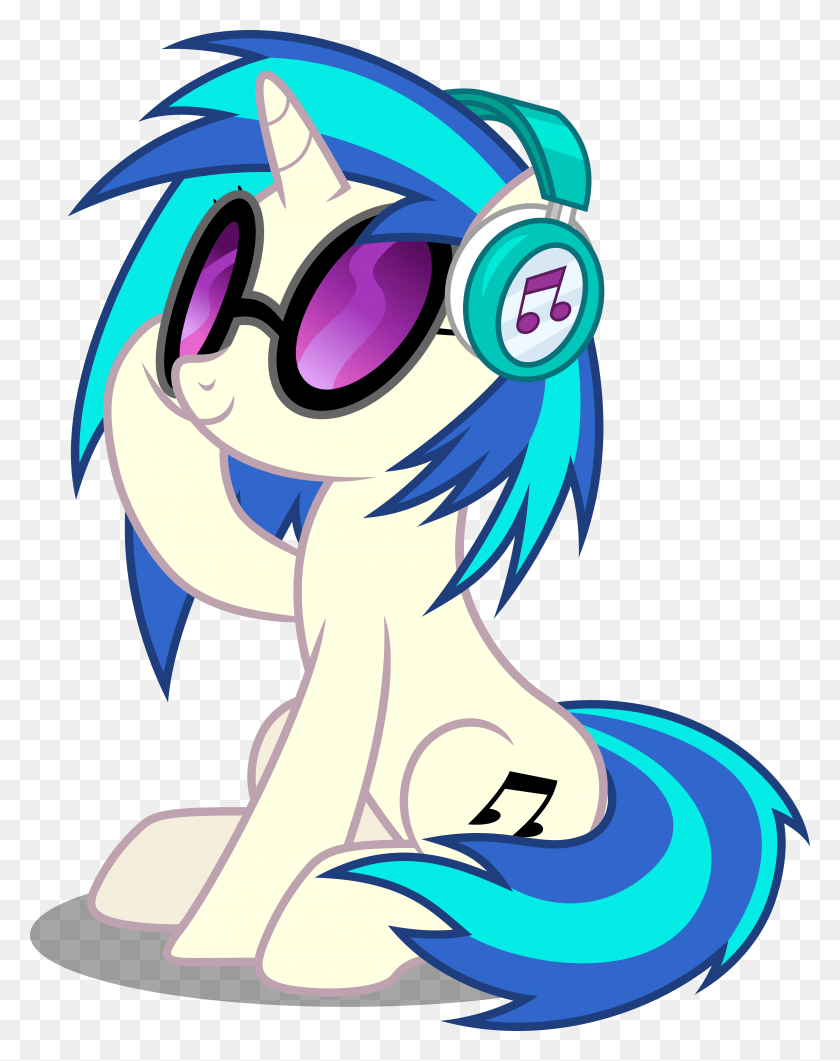 3895x5000 Svg Royalty Free Vinyl Scratch By Dashiesparkle Vinyl Scratch Mlp, Graphics, Animal HD PNG Download