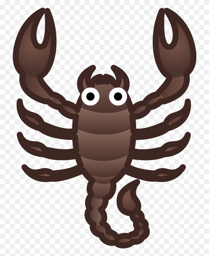 740x969 Svg Scorpion Cartoon, Animal, Invertebrate, Seafood Hd Png