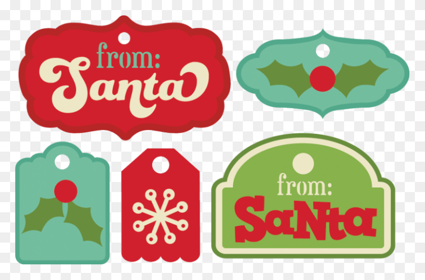 800x507 Svg Transparent Christmas Claus Clip Art Tags, Label, Text, Food HD PNG Download