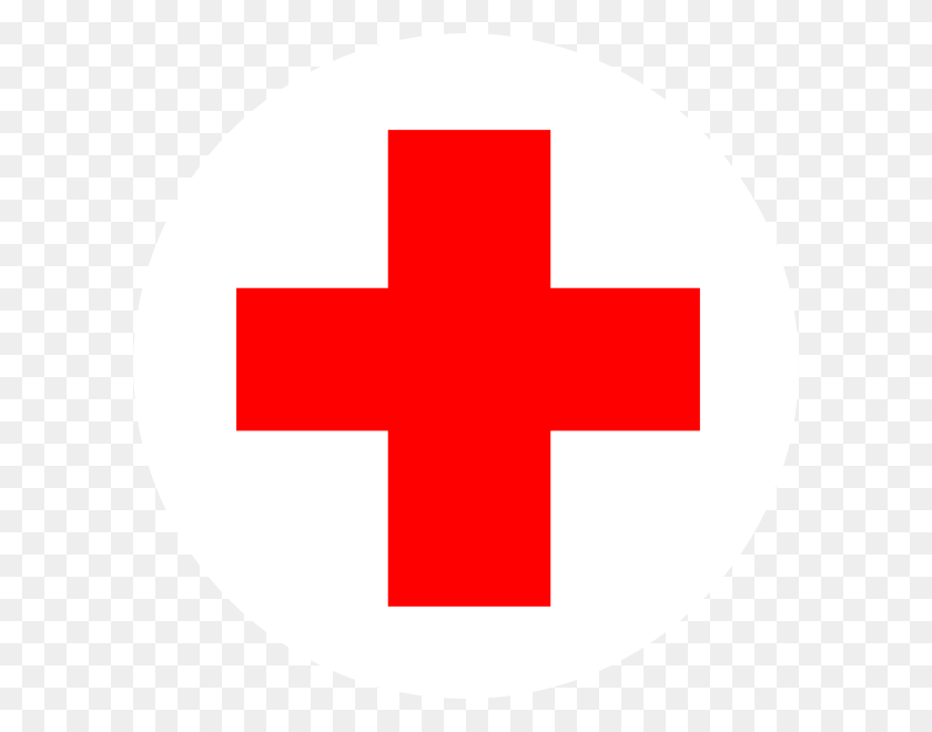 600x600 Svg Transparent Circle Clip Art At Clker Com Vector Red Cross Logo No Background, First Aid, Symbol, Trademark HD PNG Download
