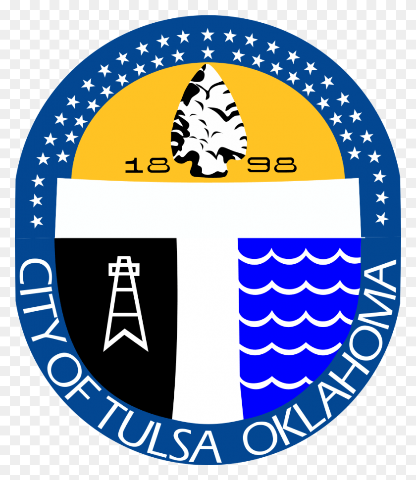 877x1024 Svg Transparent Stock File Seal Of Wikimedia Commons Tulsa Symbol, Logo, Trademark, Badge HD PNG Download