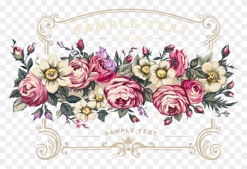 950x627 Svg Transparent Wedding Invitation Flower Rose Flowers Invitations Flower Vector Vintage, Graphics, Floral Design HD PNG Download