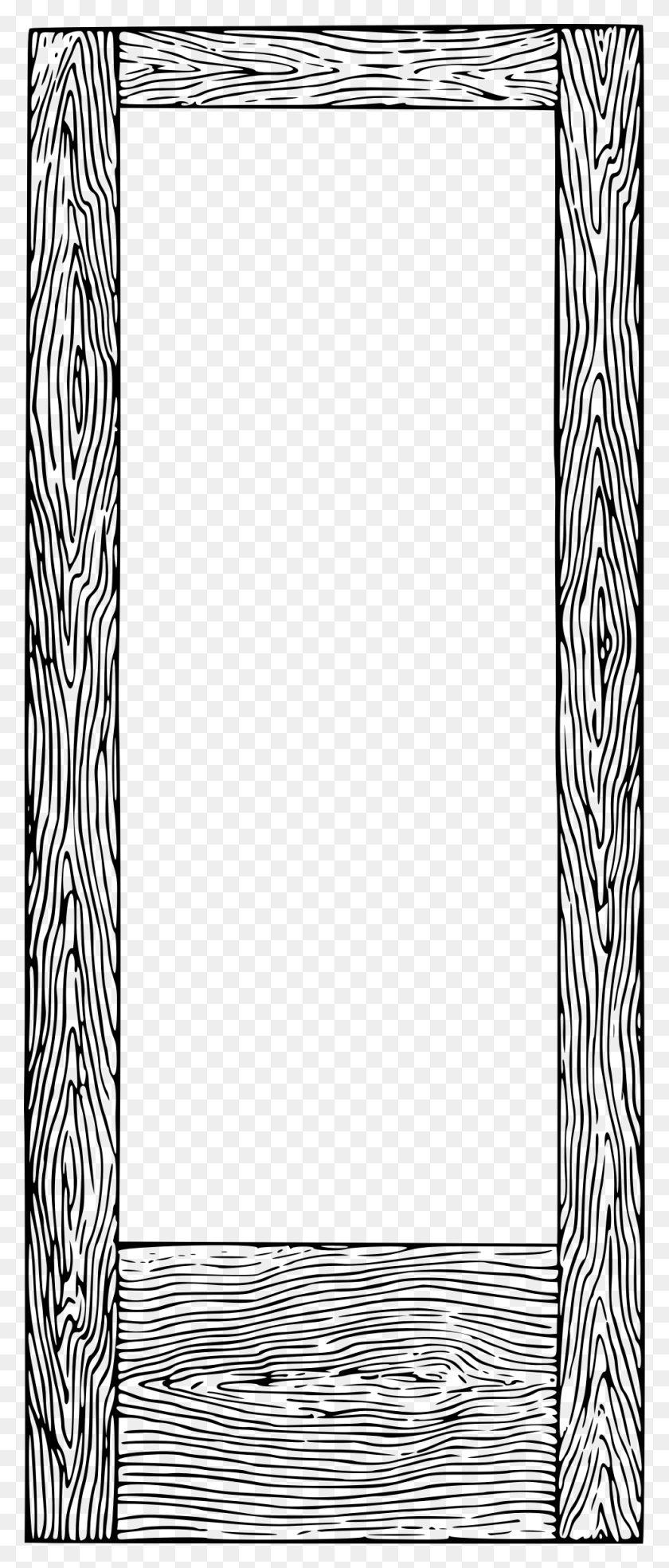 981x2400 Svg Прозрачная Деревянная Рамка Большое Изображение Линии Искусства, Серый, Мир Варкрафта Png Скачать