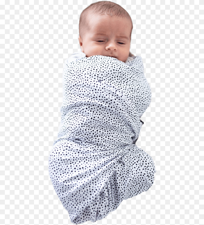 452x924 Swaddle Oversized Black Amp White Dots Toddler, Baby, Person, Photography, Newborn Clipart PNG