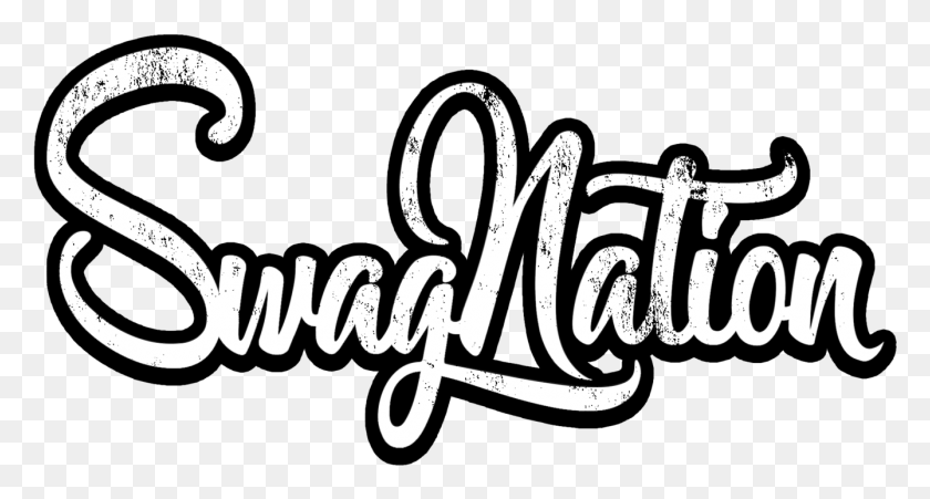 1340x673 Swag Nation, Text, Calligraphy, Handwriting HD PNG Download