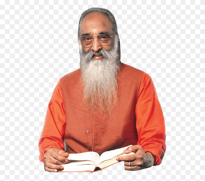 529x685 Swami Chinmayananda, Face, Person, Human HD PNG Download