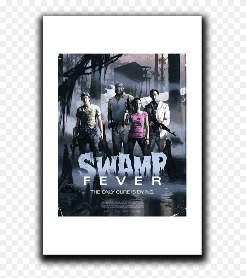 616x888 Swamp Fever Left 4 Dead 2 Posters, Poster, Advertisement, Person HD PNG Download