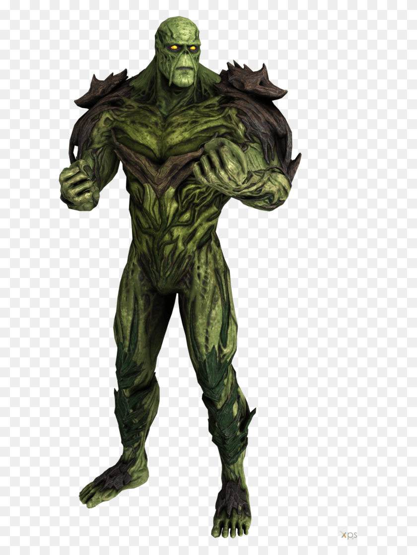 606x1058 Swamp Thing By Ogloc069, Alien, Person, Human HD PNG Download