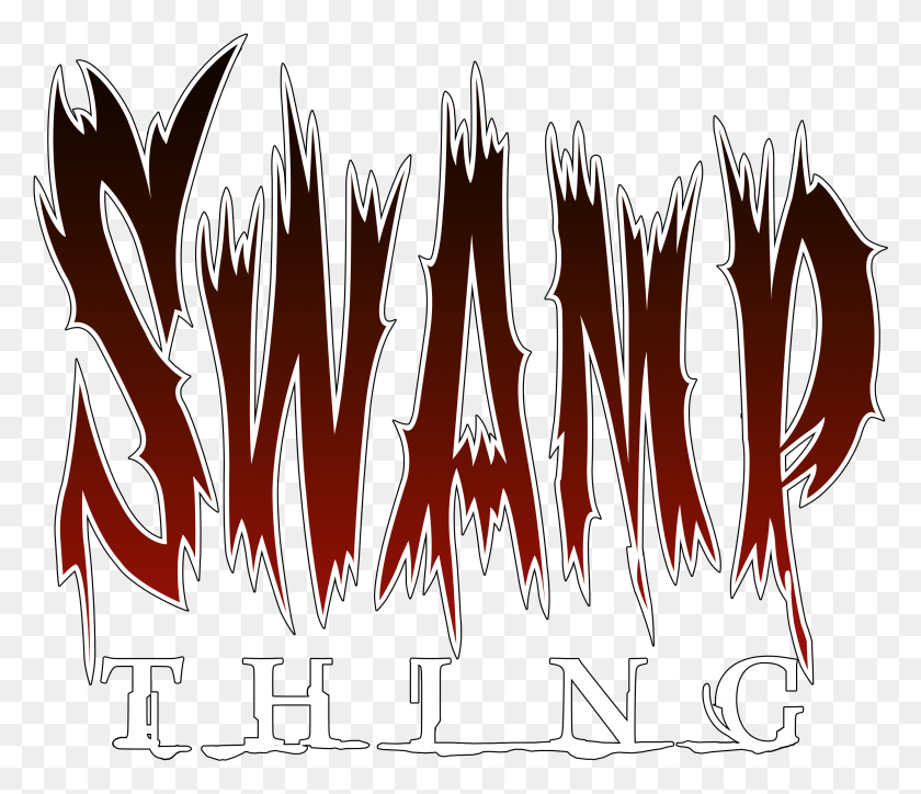 2777x2367 Descargar Png Swamp Thing Volume 3 Logo Recreado Con Photoshop Ilustración, Naturaleza, Aire Libre, Noche Hd Png
