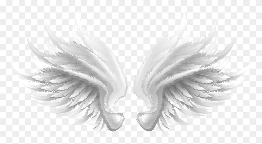 4943x2551 Swan Clipart Wings White Wings, Angel, Archangel HD PNG Download