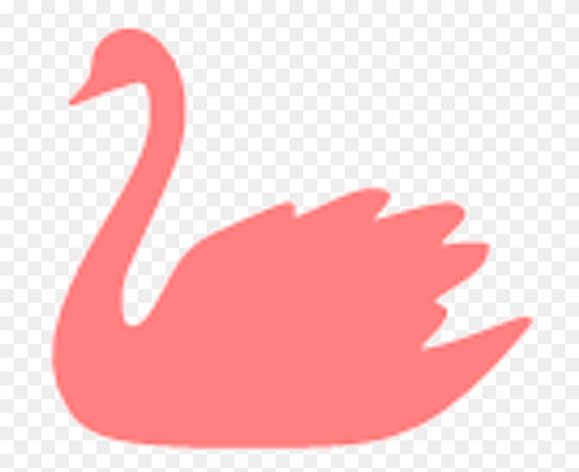 721x626 Рисунок Лебедя Двойной Силуэт Лебедя, Животное, Фламинго, Птица Hd Png Скачать