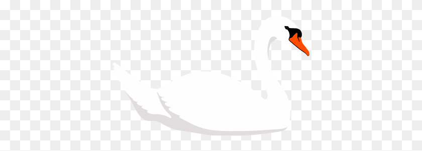 393x241 Swan Transparent Images Transparent Backgrounds White Swan Icon, Bird, Animal, Waterfowl HD PNG Download
