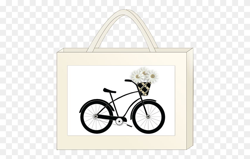 461x473 Swanky Flower Bike Hybrid Bicycle, Vehicle, Transportation, Wheel HD PNG Download