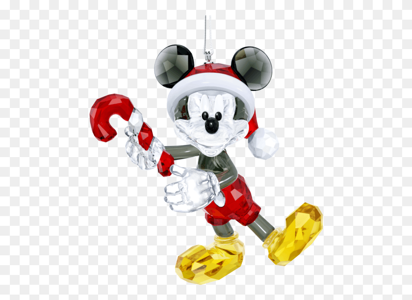 480x551 Swarovski Collections Mickey Mouse Christmas Ornament Mickey Mouse Swarovski, Toy, Robot HD PNG Download