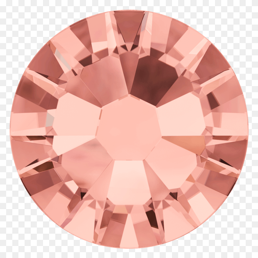 870x869 Swarovski Crystal Blush Rose, Драгоценный Камень, Ювелирные Изделия, Аксессуары Hd Png Скачать