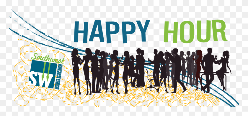1758x757 Swba Happy Hour Crew, Person, Human, Crowd HD PNG Download