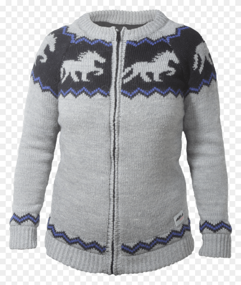 958x1145 Sweater Islandsk Sweater Med Heste Opskrift, Clothing, Apparel, Jacket HD PNG Download