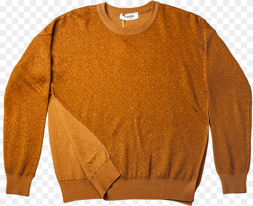 876x713 Sweater Side Split Rust Sweater, Clothing, Knitwear, Sweatshirt Clipart PNG