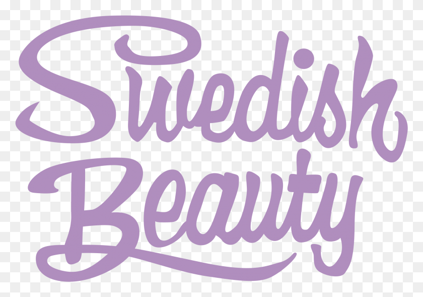 2009x1365 Descargar Png / Logotipo De Belleza Sueca, Belleza Sueca, Texto, Alfabeto, Escritura A Mano Hd Png