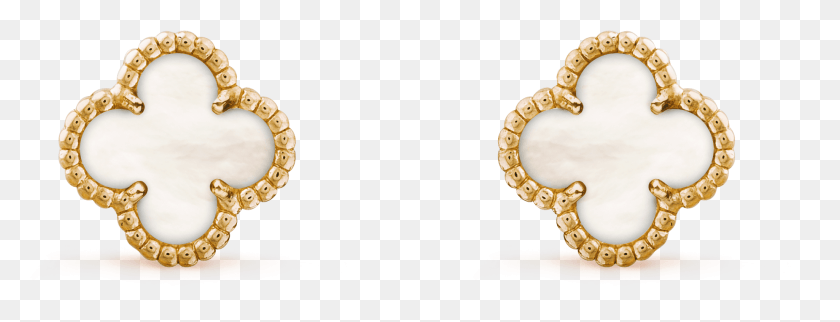 2050x691 Sweet Alhambra Earstuds Van Cleef And Arpels Small Earrings, Accessories, Accessory, Jewelry HD PNG Download