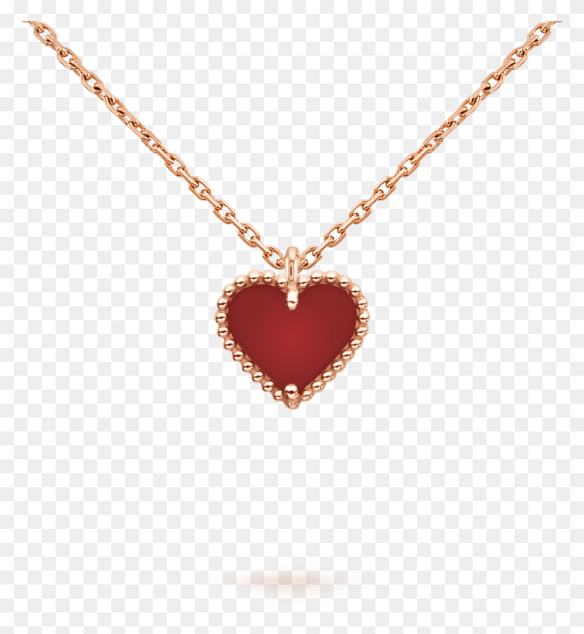 2135x2331 Sweet Alhambra Heart Pendant Van Cleef And Arpels Heart Necklace, Jewelry, Accessories, Accessory HD PNG Download