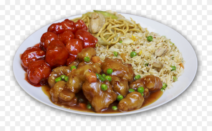 1022x602 Sweet And Sour Chicken & Garlic Chicken Pares, Meal, Food, Dish HD PNG Download