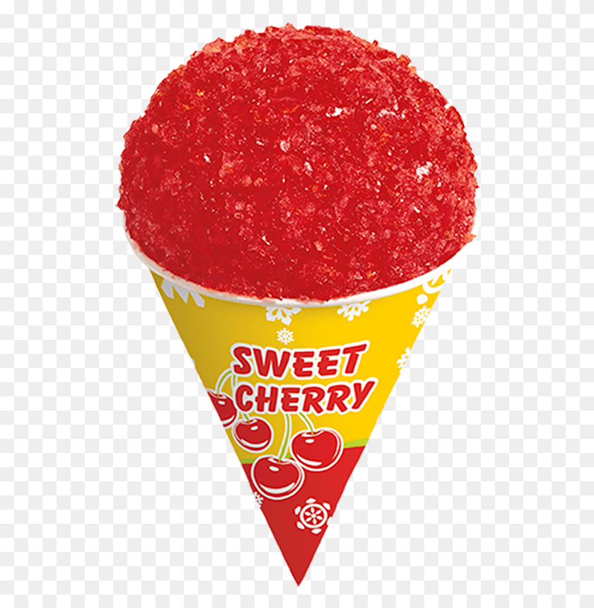 519x799 Sweet Cherry Snow Cone Snow Cone, Cone, Food, Ketchup HD PNG Download