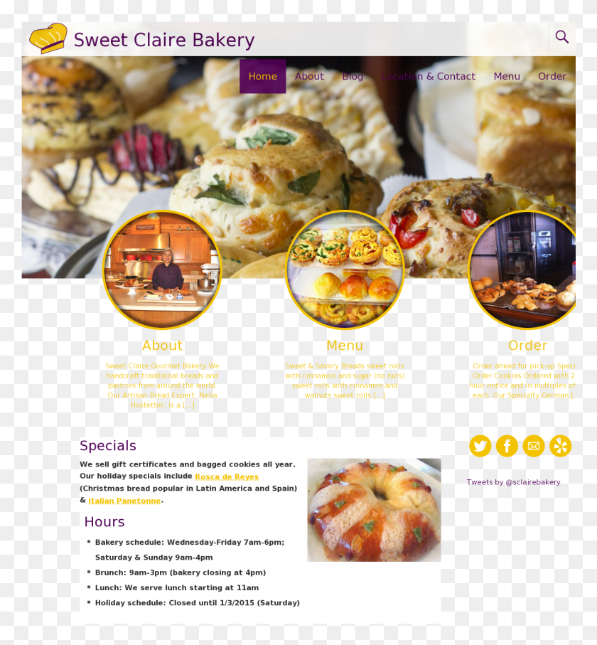 1244x1352 Descargar Pngdulce Claire Gourmet Bakery Competidores Ingresos Y Plato, Cartel, Anuncio, Volante Hd Png