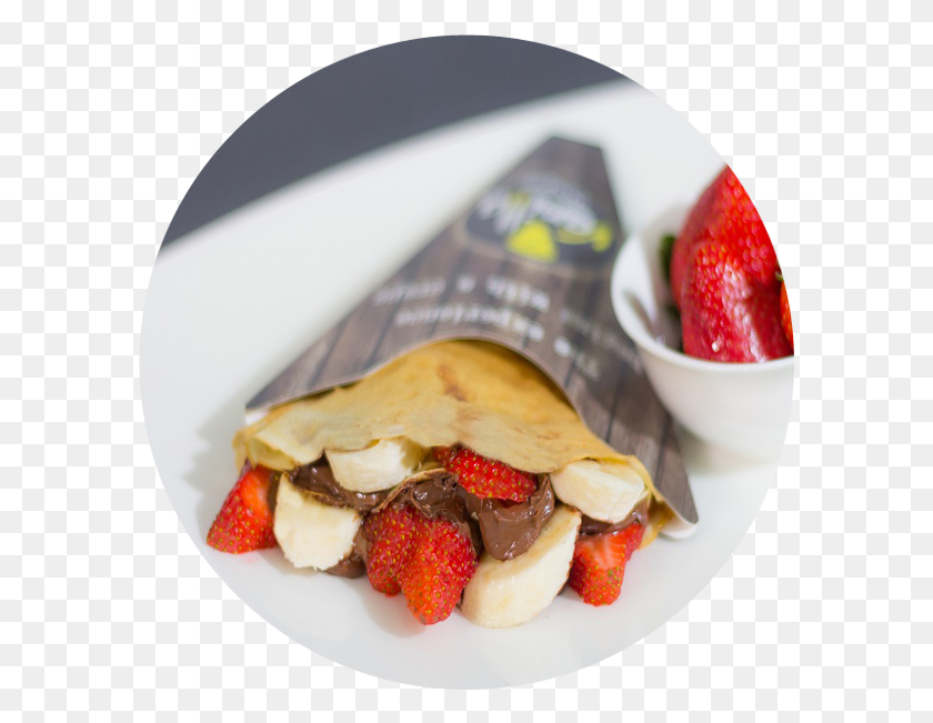 591x591 Sweet Crepes Strawberry, Fruit, Plant, Food HD PNG Download
