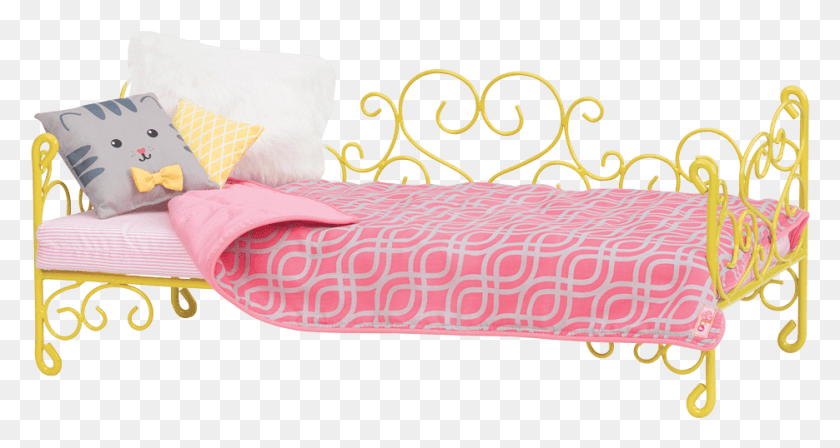 935x466 Sweet Dreams Scrollwork Bed Cat Our Generation Bed Sets, Pillow, Cushion, Furniture HD PNG Download