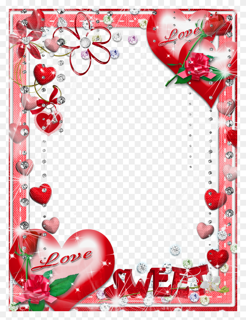1950x2573 Sweet Love Transparent Photo Frame Love Photo Frame, Graphics, Text HD PNG Download