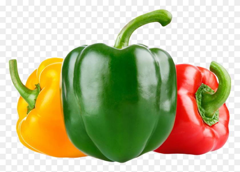 939x655 Sweet Pepper Bell Peppers, Plant, Vegetable, Food HD PNG Download