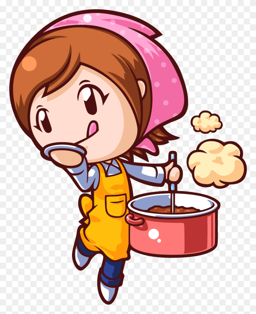 818x1016 Sweet Shop Cooking Mama Sweet Shop, Clothing, Apparel, Helmet Descargar Hd Png