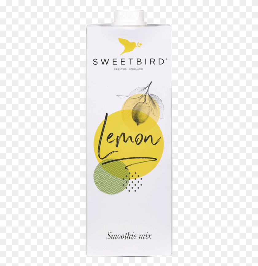 284x809 Плакат С Лимонным Смузи Sweetbird, Текст, Еда, Растение Hd Png Скачать