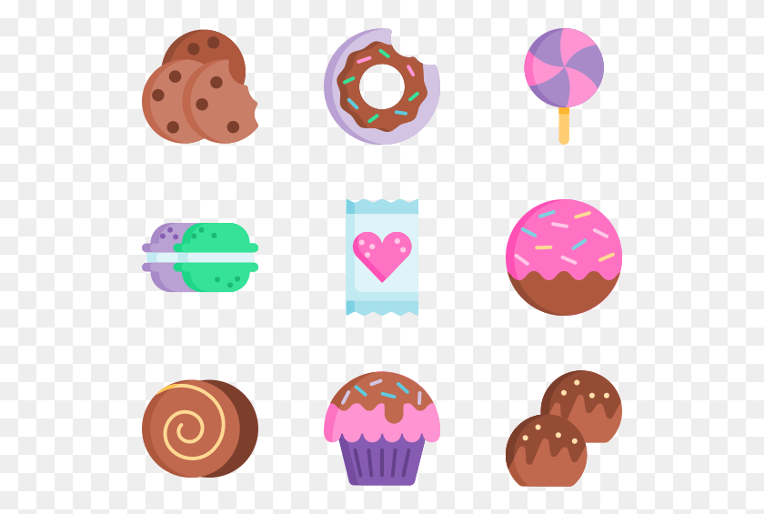 529x505 Sweets And Candies, Text, Food, Confectionery HD PNG Download