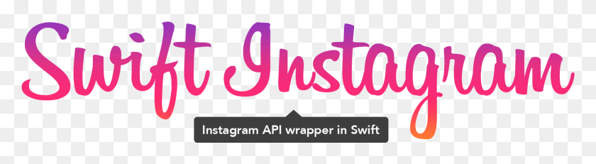 1708x376 Swiftinstagram Logo Lilac, Text, Label, Alphabet HD PNG Download