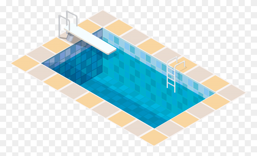 7949x4612 Swimming Pool Clip Art Swimming Pool Clipart Transparent, Furniture, Metropolis, City HD PNG Download