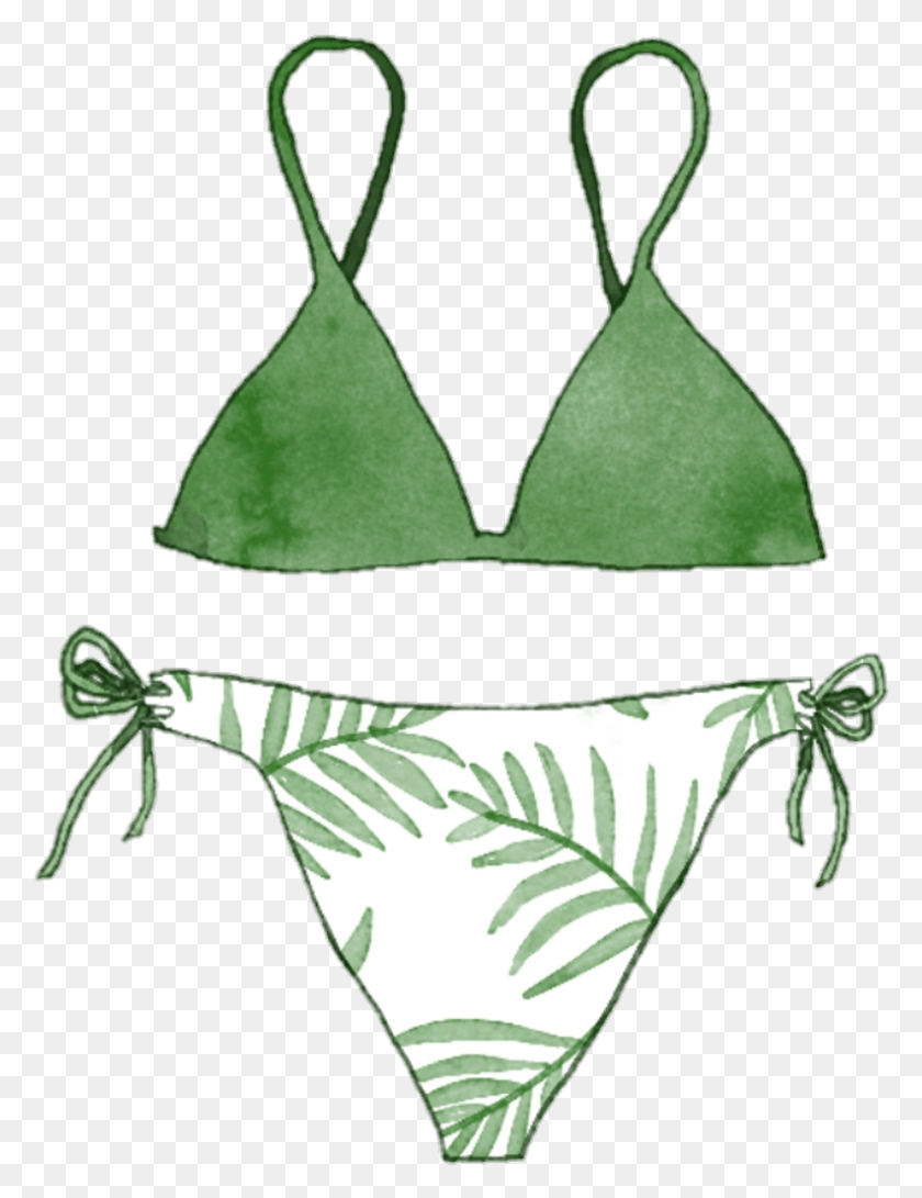 792x1047 Swimsuit Bottom Clipart Lingerie Top, Clothing, Apparel, Bikini Descargar Hd Png