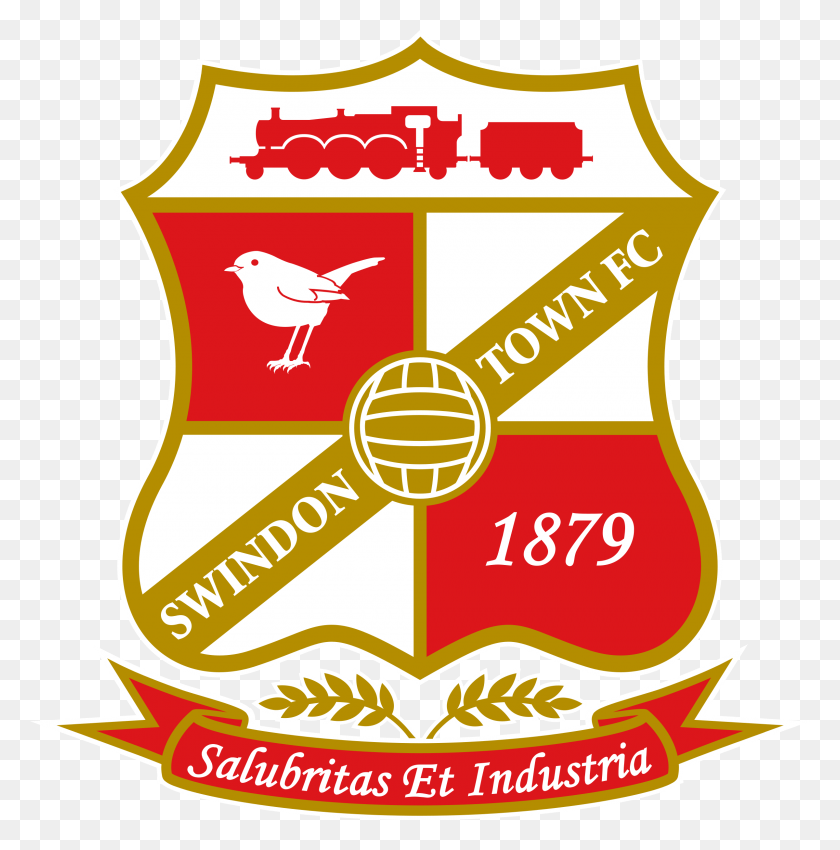 2400x2432 Swindon Town Fc Logo Transparent Swindon Town F.c., Label, Text, Logo HD PNG Download