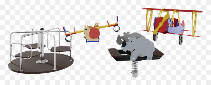 970x348 Swings Climbing Frames Carousel Playground, Toy, Seesaw HD PNG Download