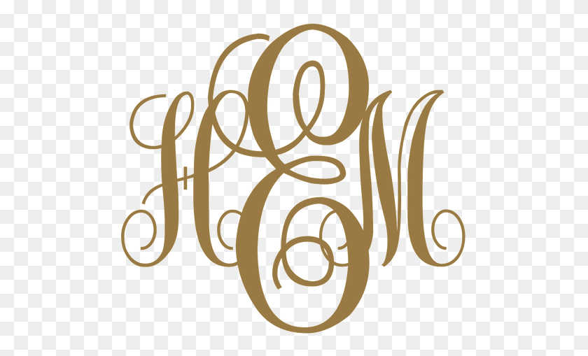 495x449 Swirl Monogram Embroidery, Text, Calligraphy, Handwriting HD PNG Download