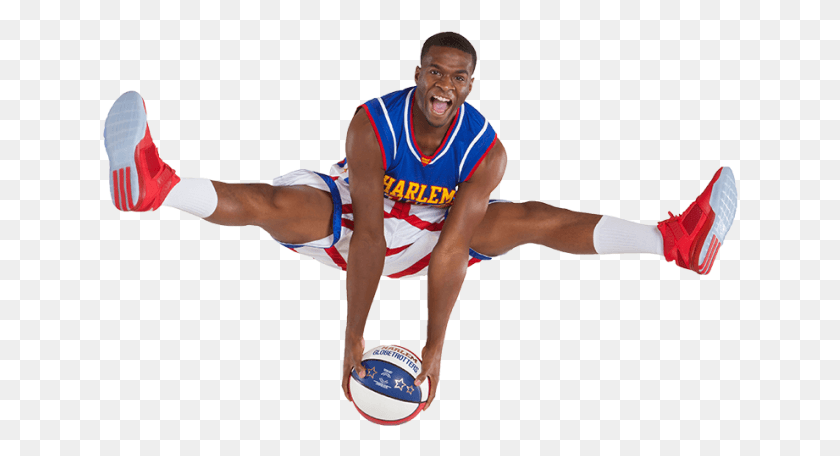 636x396 Swish Vector Outline Harlem Globetrotters 2018, Person, Human, Sport HD PNG Download