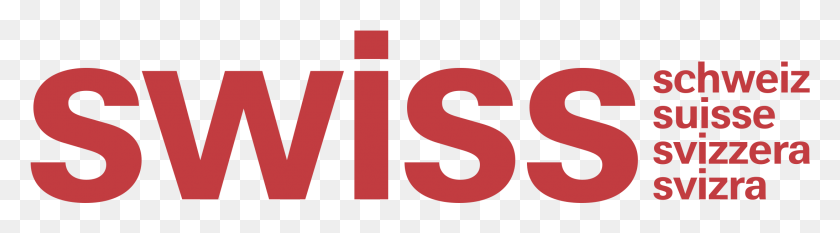 2191x488 Swiss Air Lines Logo Transparent Swiss International Air Lines, Alphabet, Text, Number HD PNG Download