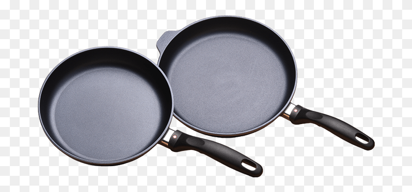 688x333 Swiss Diamond Fry Pan Duo Frying Pan, Frying Pan, Wok, Scissors HD PNG Download