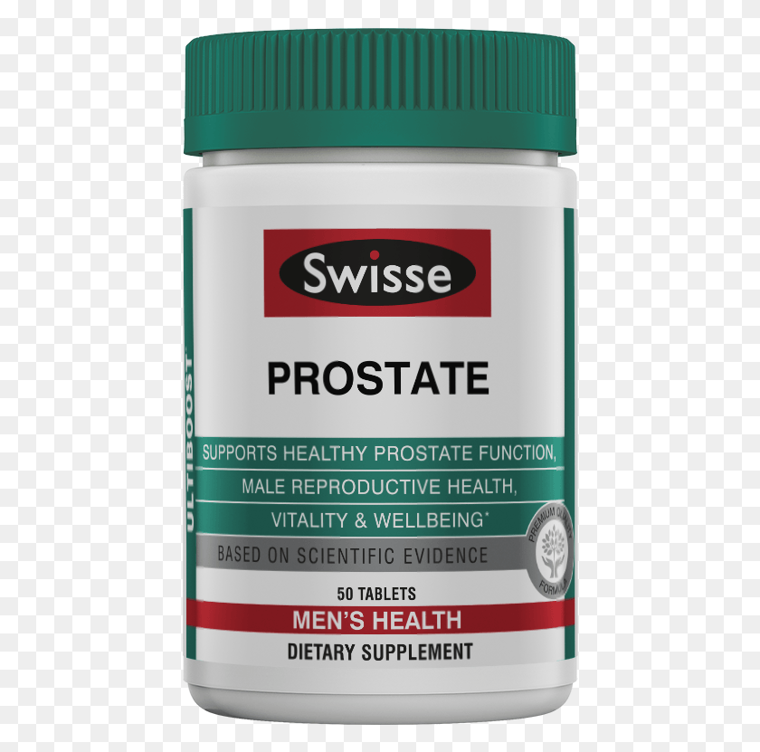 438x771 Swisse Ultiboost Prostate Swisse Prostate 50 Tablets, Tin, Can, Aluminium HD PNG Download