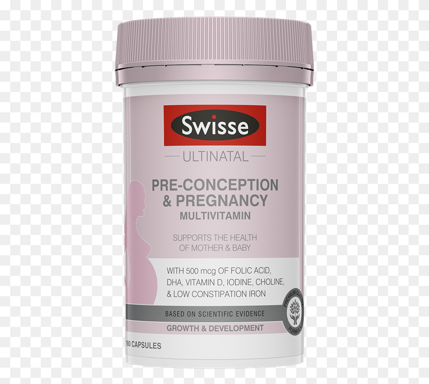393x692 Swisse Ultinatal Pre Conception Amp Embarazo Multivitamínico, Cosméticos, Cartel, Publicidad Hd Png