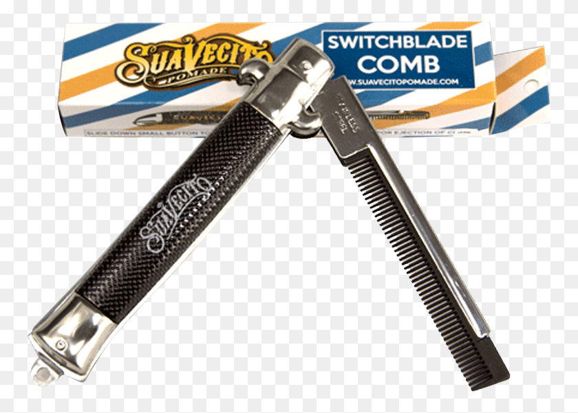 764x541 Switchblade Comb Suavecito Comb, Razor, Blade, Weapon HD PNG Download