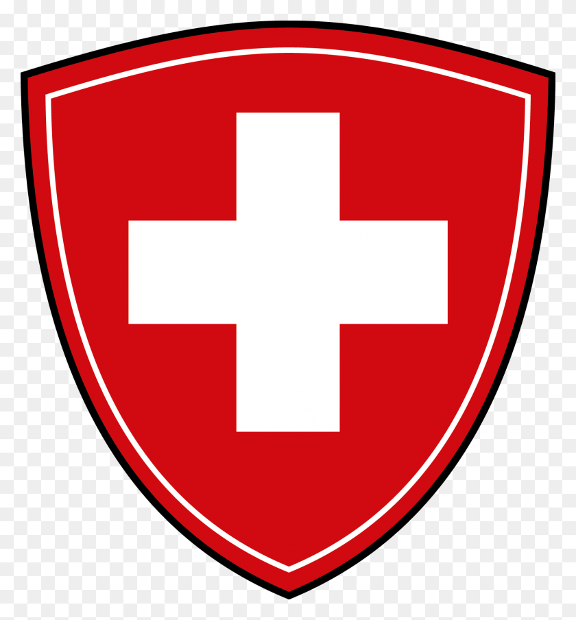 1474x1595 Switzerland National Ice Hockey Team Logo 2017 Team Switzerland Hockey Logo, First Aid, Armor, Shield HD PNG Download