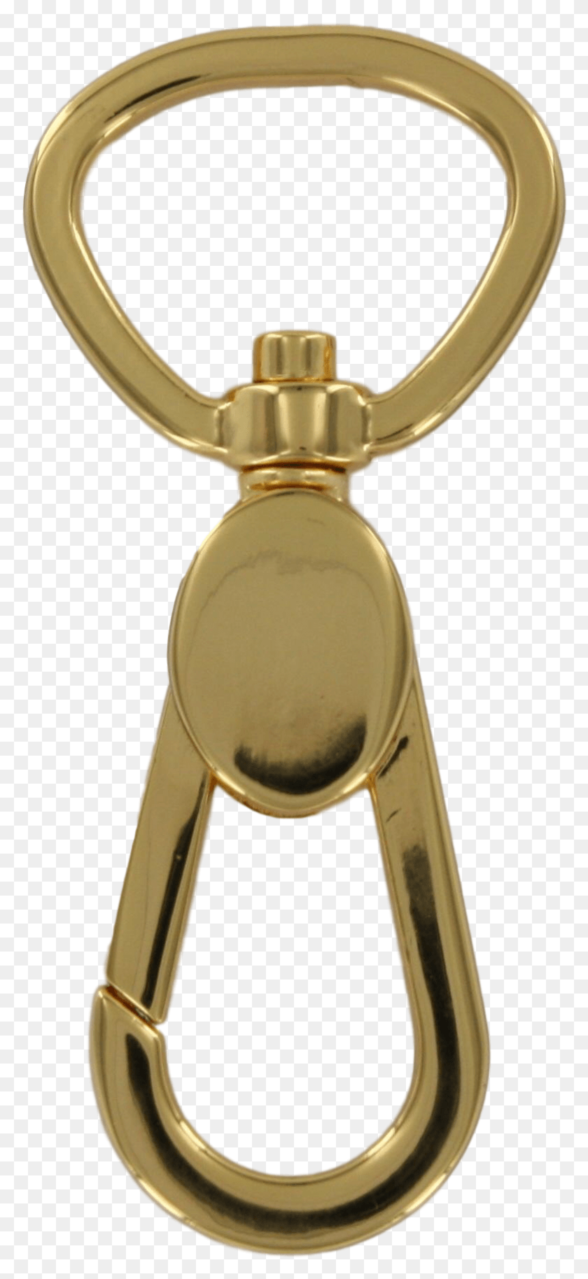 783x1775 Swivel Snap Hook Gold Keychain, Logo, Symbol, Trademark HD PNG Download